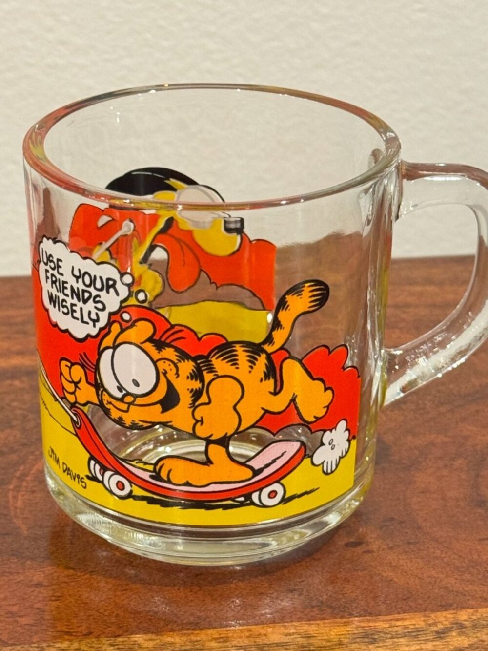 Vintage 1978 McDonald’s Garfield Glass Mugs Set of 4 in Excellent Condition - Picture 6 of 16